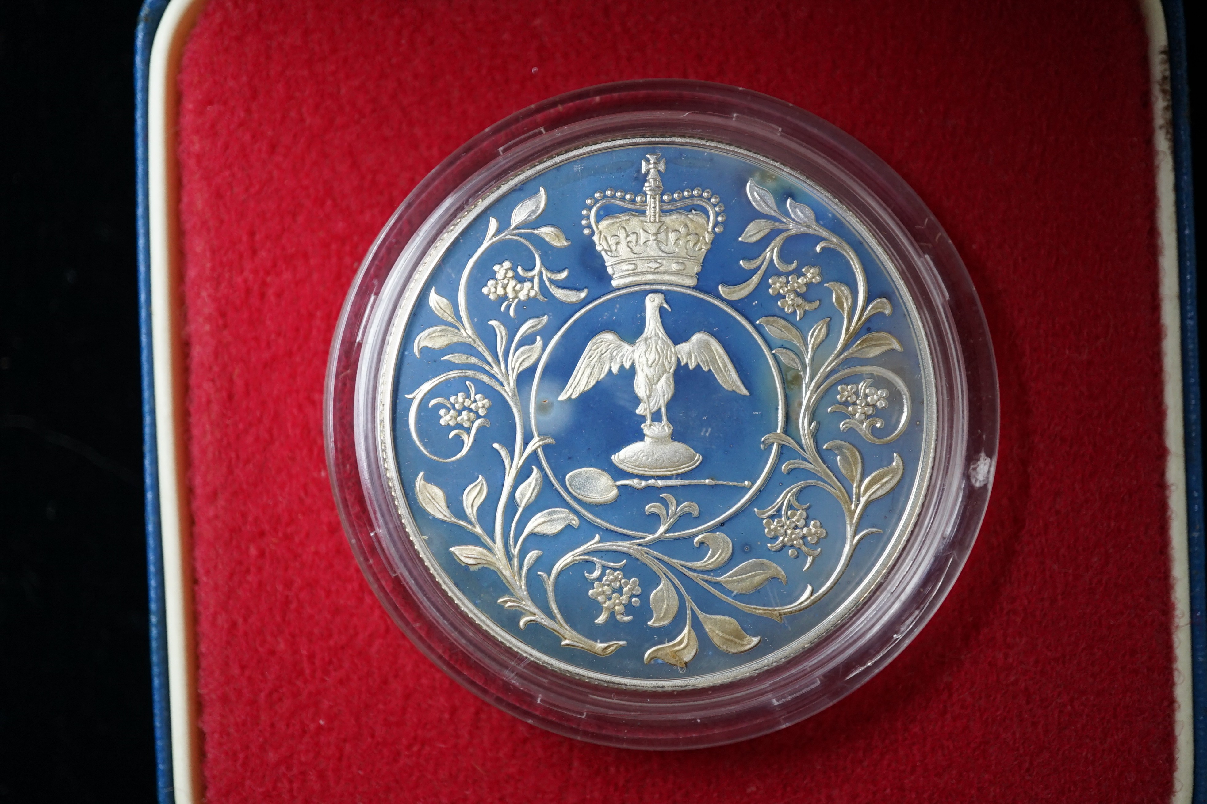 Six UK Royal Mint QEII silver proof jubilee crowns